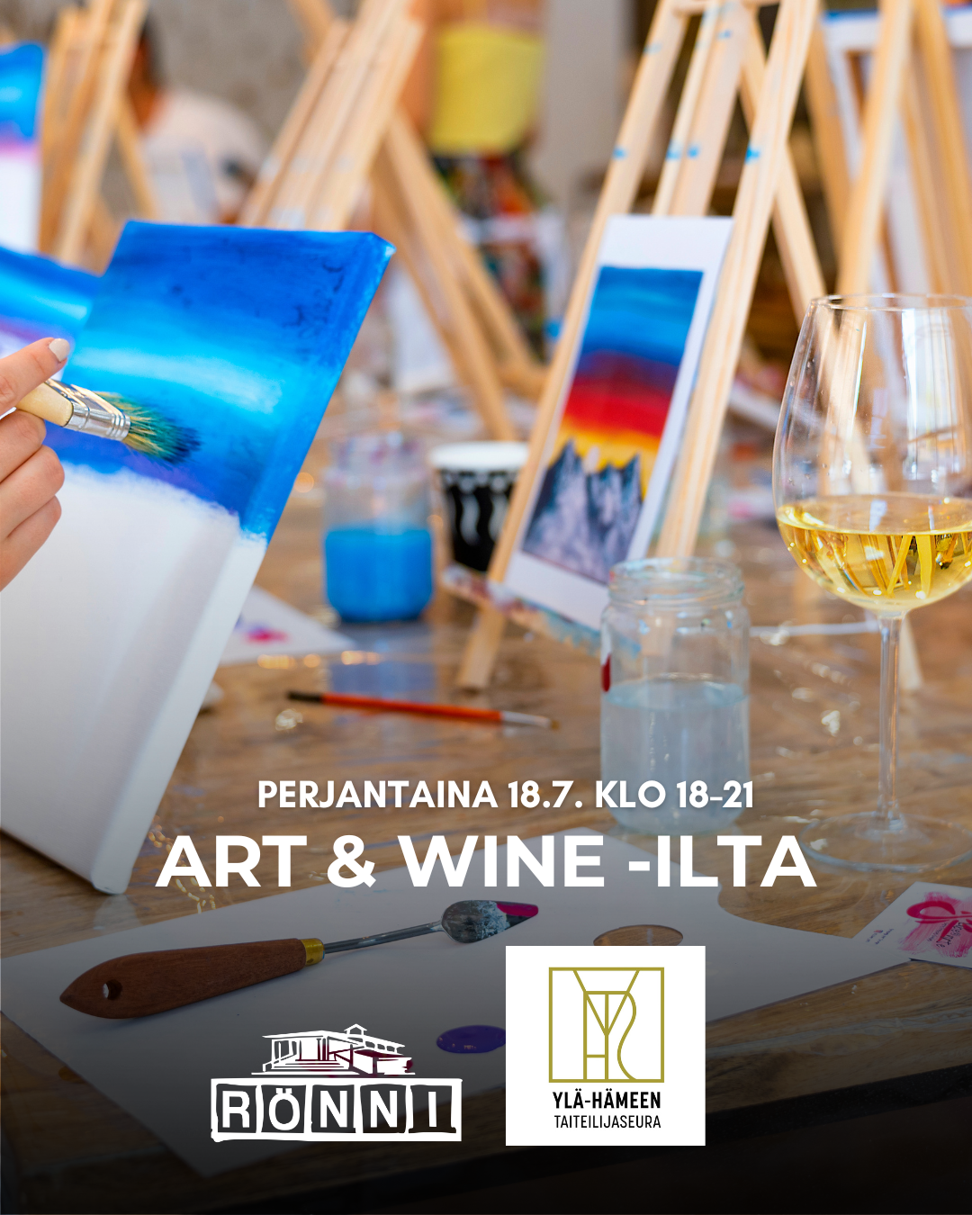 Art Wine taideilta Ylä-Hämeen taiteilijaseura