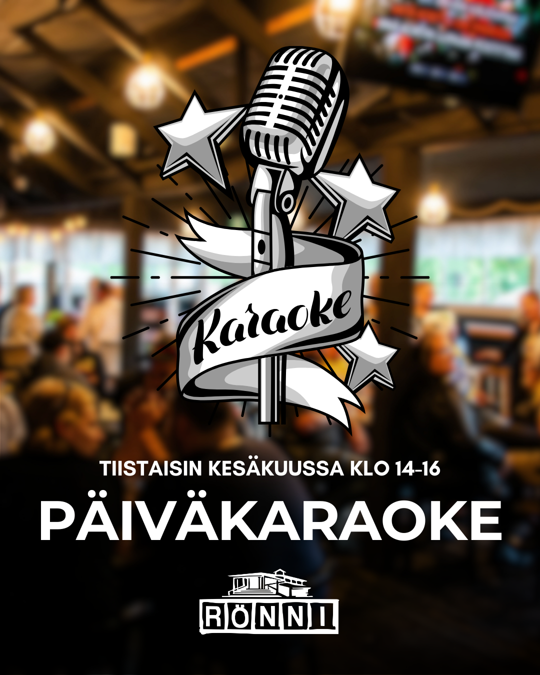 Päiväkaraoke karaoke Rönni kesä 2025