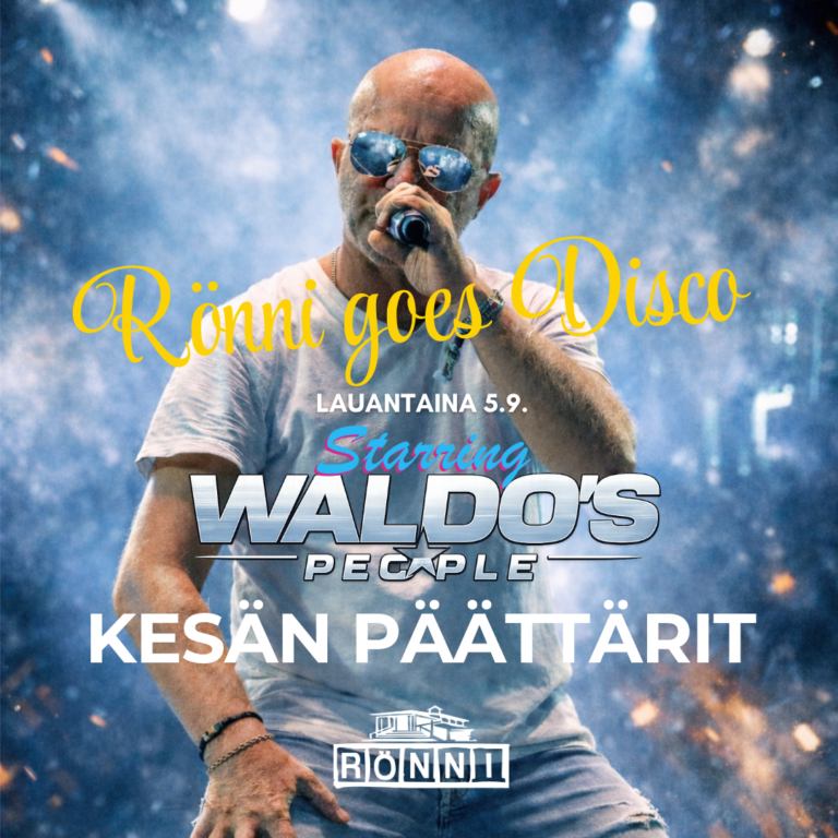 Rönni goes disco – mukana Waldo´s People